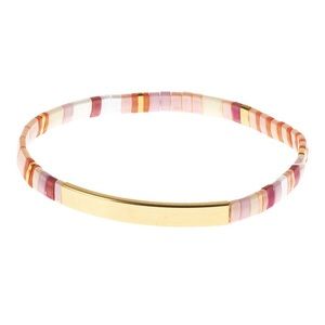 Scout Good Karma Miyuki Bracelet | Brave - Pink Multi/Gold